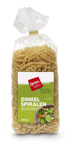 greenorganics Dinkel Spiralen hell 500 g