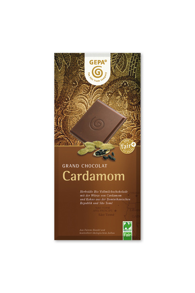 GEPA - The Fair Trade Company Grand Chocolat Cardamom 100 g