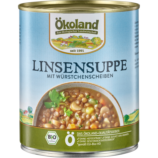 ÖKOLAND Linsensuppe 800 g