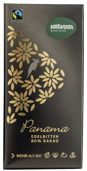 NATURATA Panama Edelbitter 80% 100 g