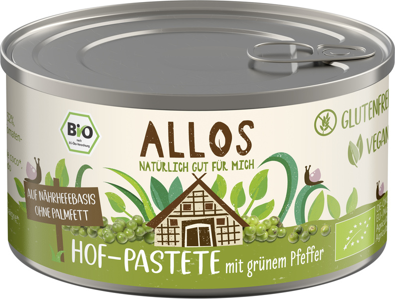 Allos Hof Pastete mit grünem Pfeffer 125 g
