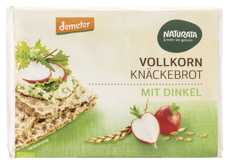 NATURATA Vollkorn-Knäckebrot mit Dinkel 250 g