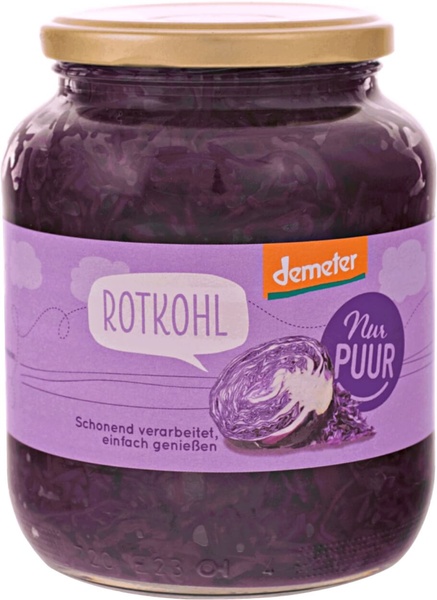Nur Puur Rotkohl großes Glas 680 g