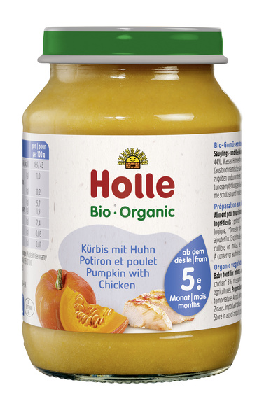 Holle Kürbis mit Huhn 190 g