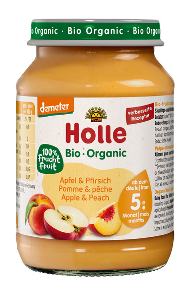 Holle  Apfel & Pfirsich 190 g
