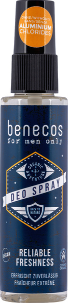 benecos DEO SPRAY FOR MEN ONLY 75 ml