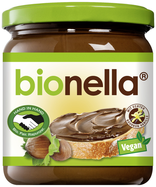 Rapunzel bionella Nuss-Nougat-Creme vegan HIH 400 g