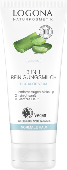 Logona 3 in 1 Reinigungsmilch 100 ml