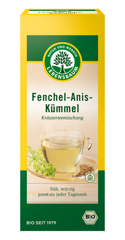 Lebensbaum Fenchel Anis Kümmel Tee 20 Btl. 50 g