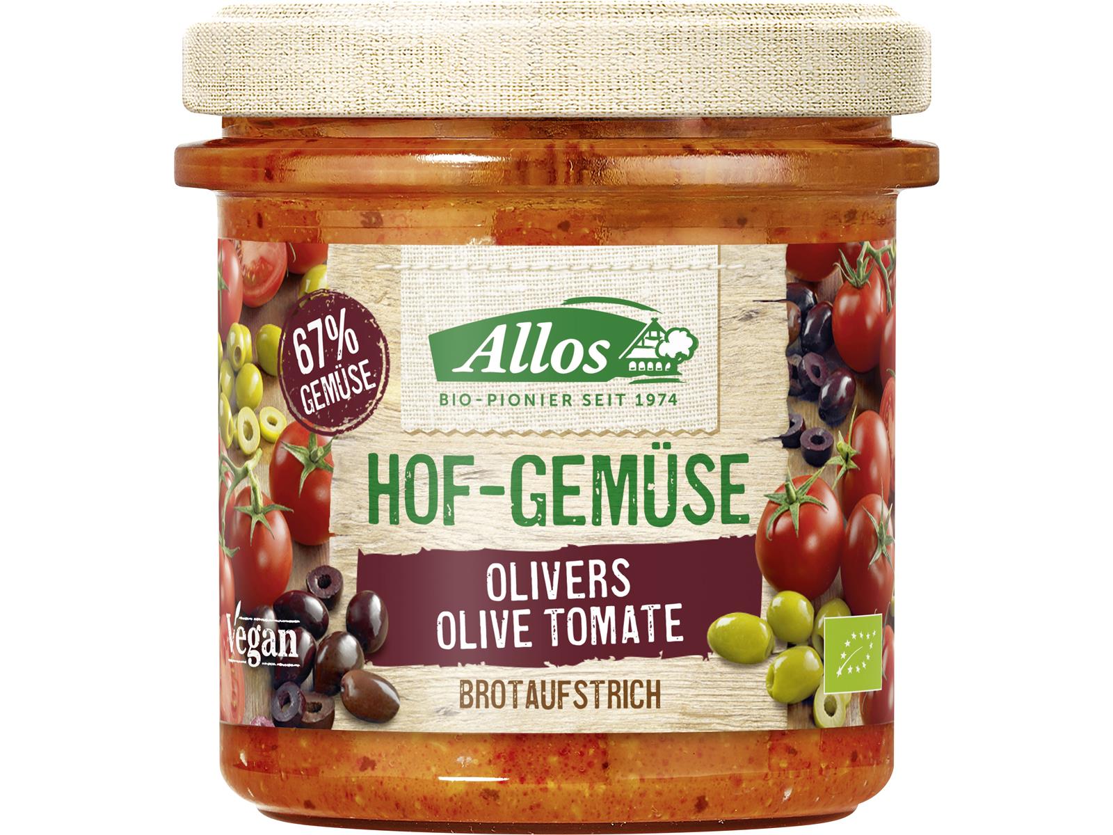Allos Hof Gemüse Olivers Olive Tomate 135g