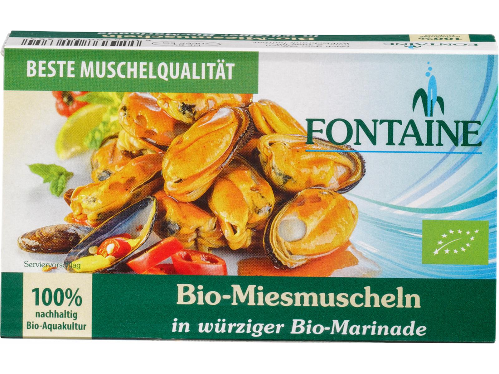 Fontaine Miesmuschelfleisch in Bio-Marinade 120 g