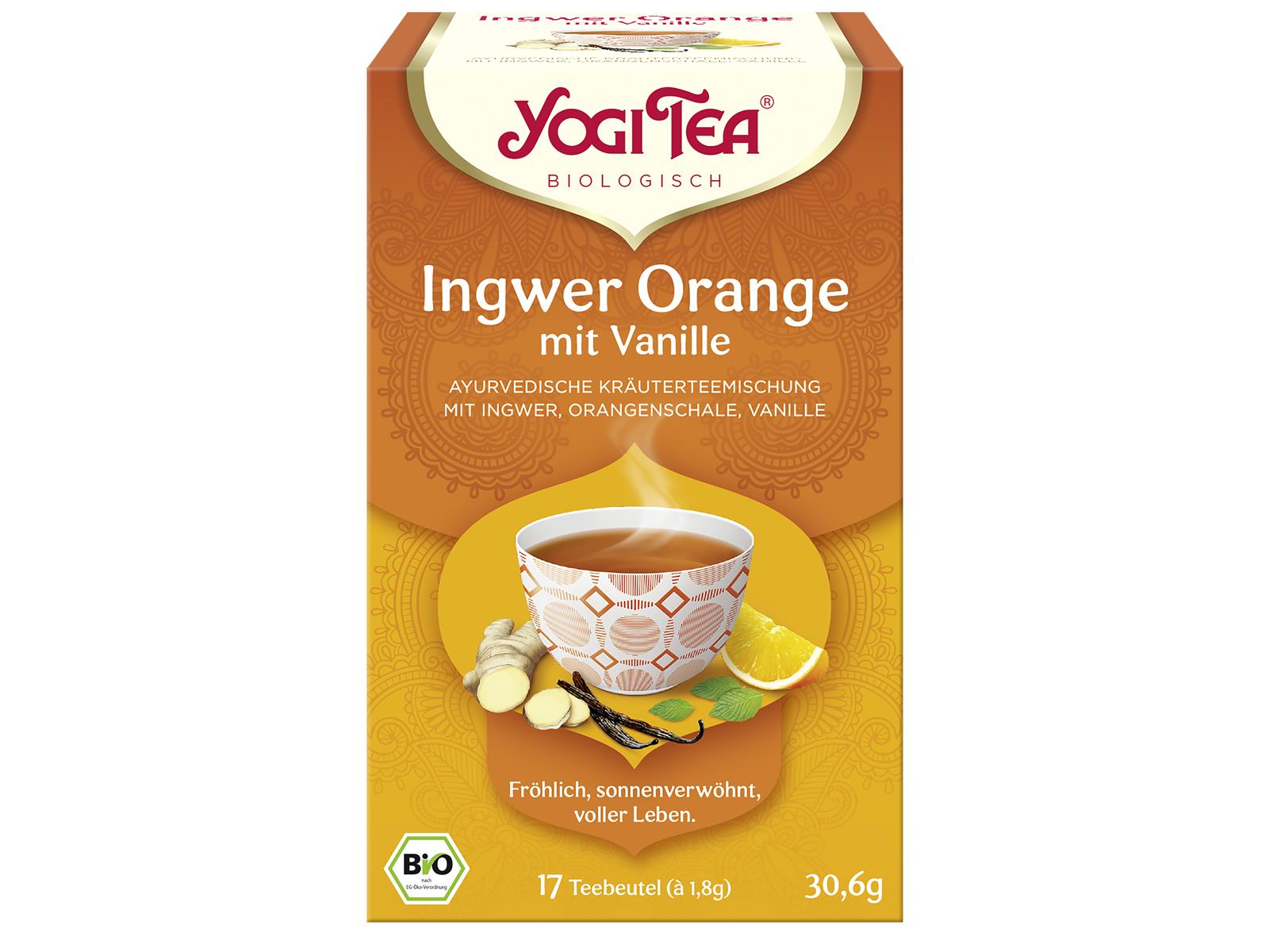 Yogi Tea Ingw. Orange Vanille 17 Btl. 31g