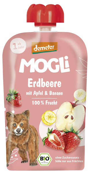Mogli Quetschie Erdbeere 100 g