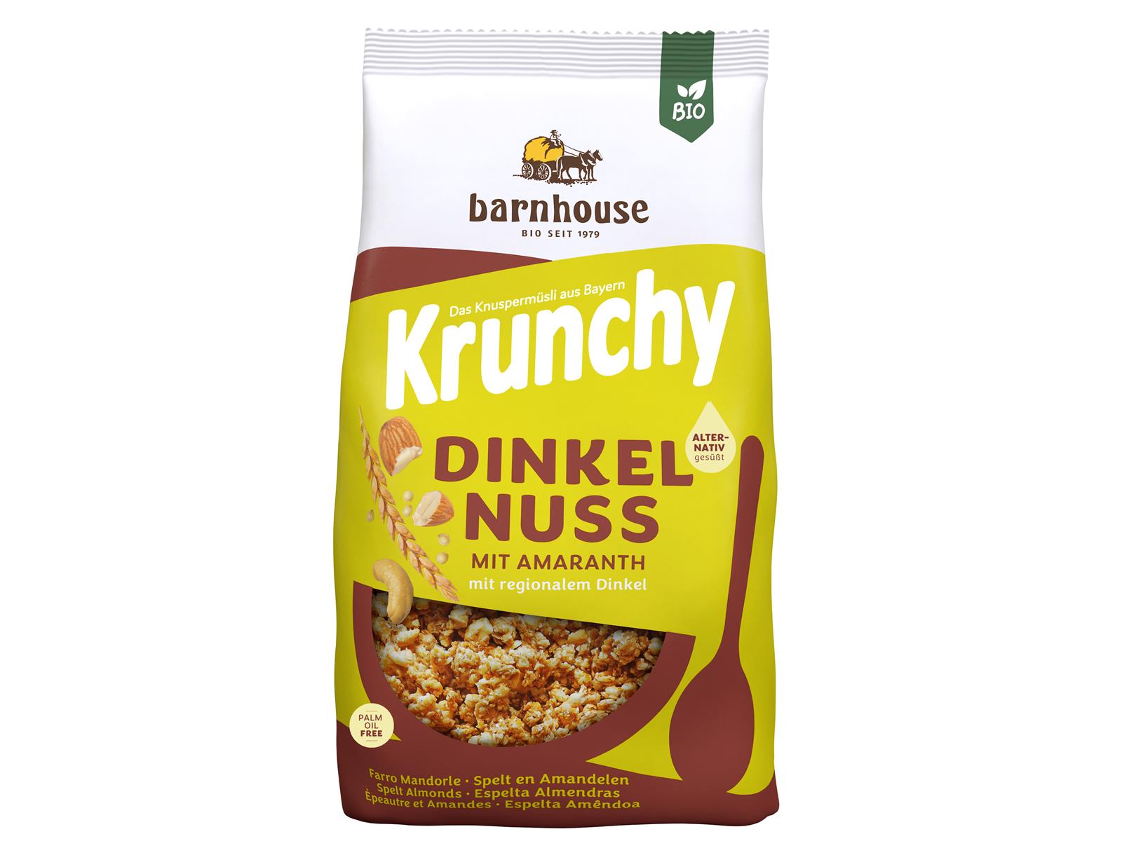 Barnhouse Krunchy Amaranth Dinkel-Nuss 375 g
