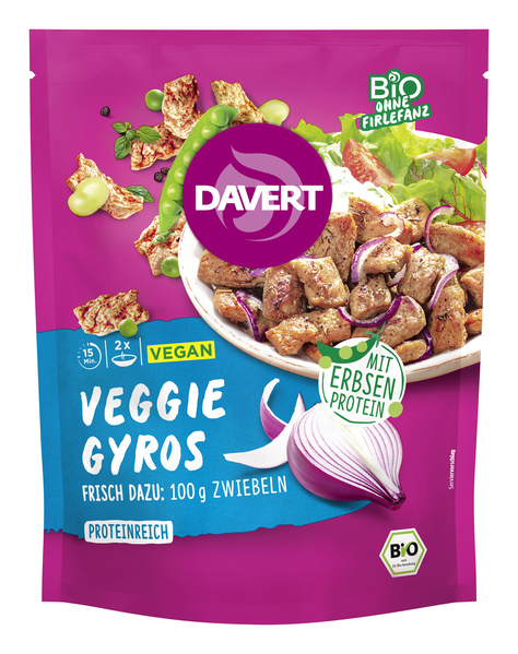 Davert Veggie Gyros mit Erbsenprotein 68 g