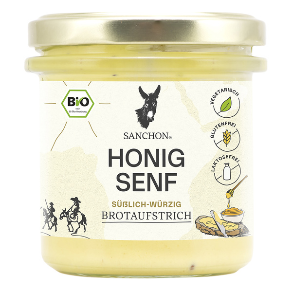 Sanchon Brotaufstrich Honig-Senf 135 g