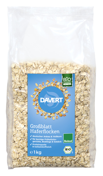 Davert Haferflocken Großblatt 1 kg