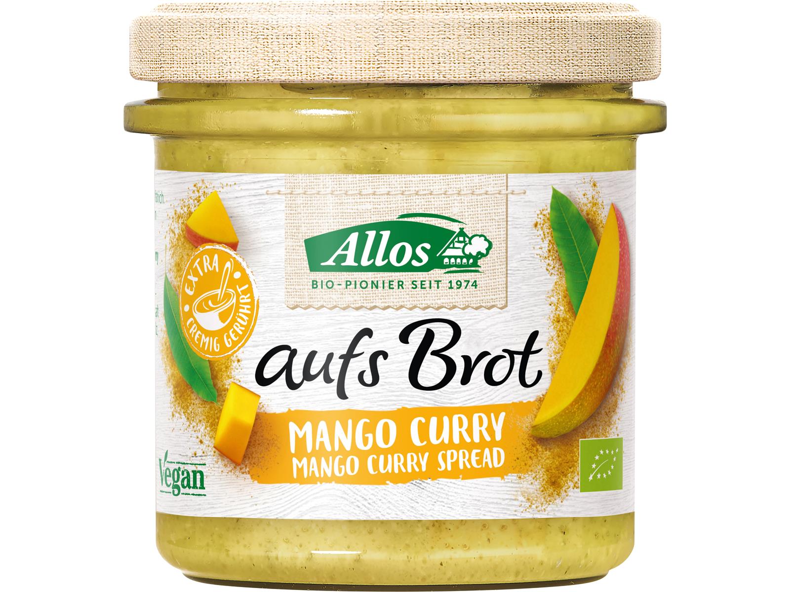 Allos Auf's Brot Mango Curry 140g