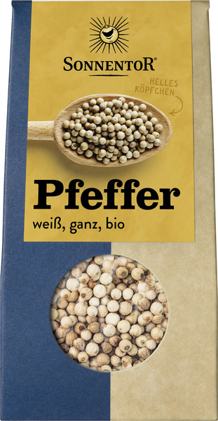 Sonnentor Pfeffer weiß ganz 35 g