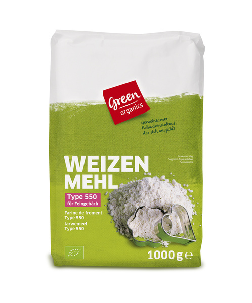 greenorganics Weizenmehl Type 550 1 kg