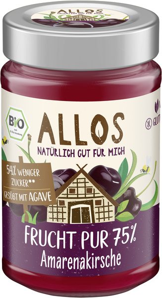 Allos Frucht Pur 75% Amarenakirsche 200 g