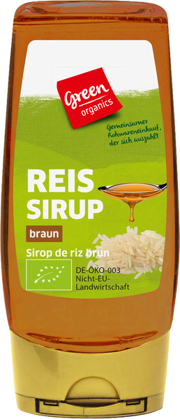 greenorganics Reissirup braun 180 ml