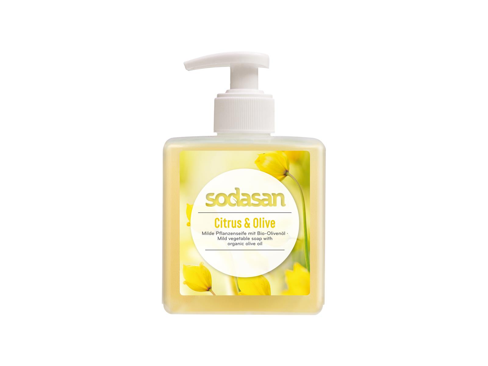 Sodasan Pflanzenöl-Seife Citrus Olive 300ml