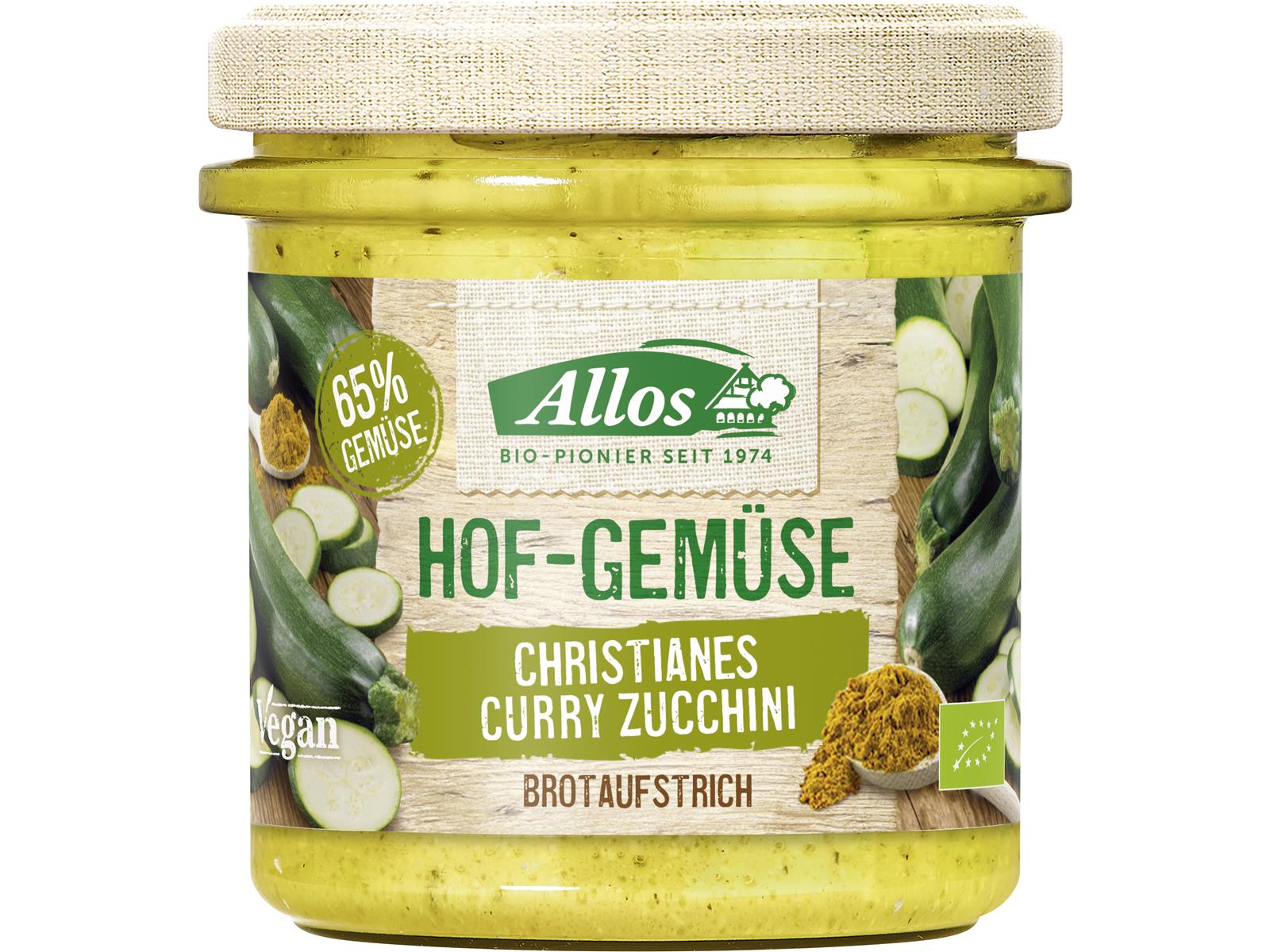 Allos Hof Gemüse Curry Zucchini 135g