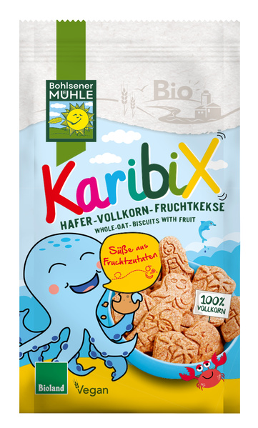 Bohlsener Mühle Karibix Hafervollkorn Fruchtkekse 125 g