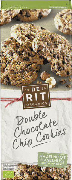 De Rit Double Choc Cookies Haselnuss 175 g