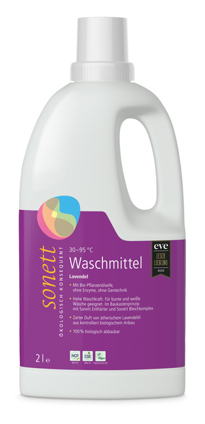 SONETT Waschmittel flüssig Lavendel 2 l