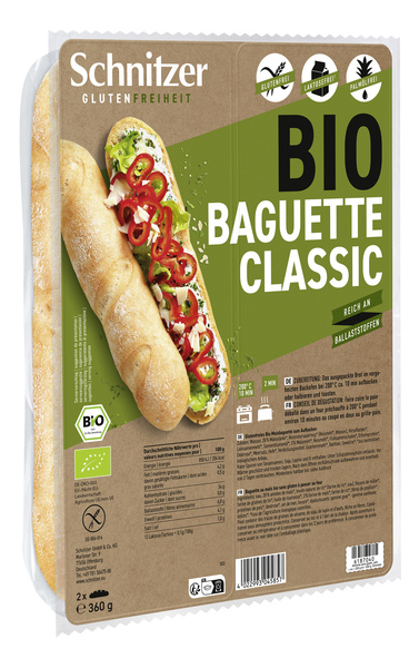 Schnitzer GLUTENFREIHEIT Baguette Classic glf 360 g