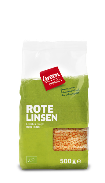 greenorganics Linsen rot 500 g