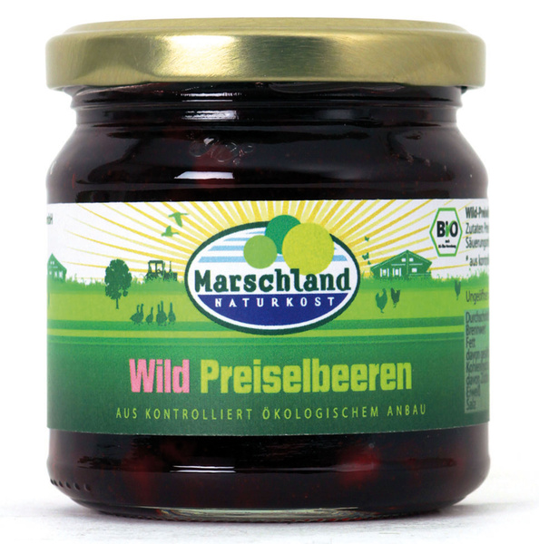 Marschland Wildpreiselbeeren 220 g