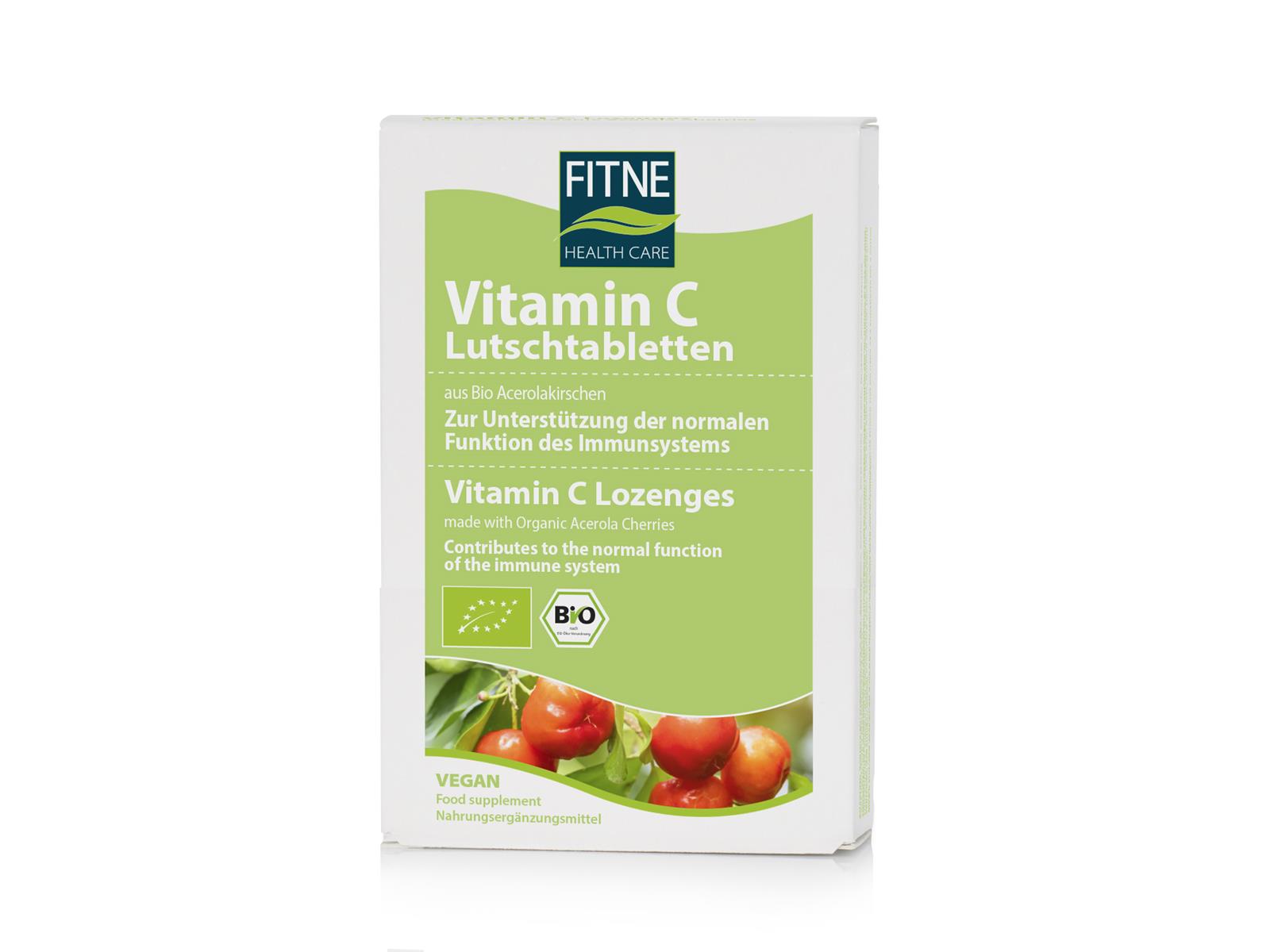Fitne Acerolakirsche Vitamin C 20 Stück