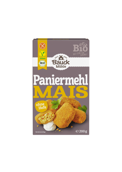 Bauck Mühle Mais Paniermehl glf 200 g