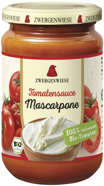 Zwergenwiese Tomatensauce Mascarpone 340 ml