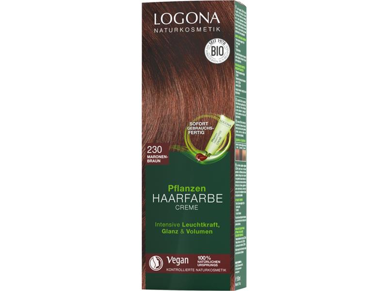 Logona Pflanzen Haarfarbe Creme 230 maronenbraun 150ml