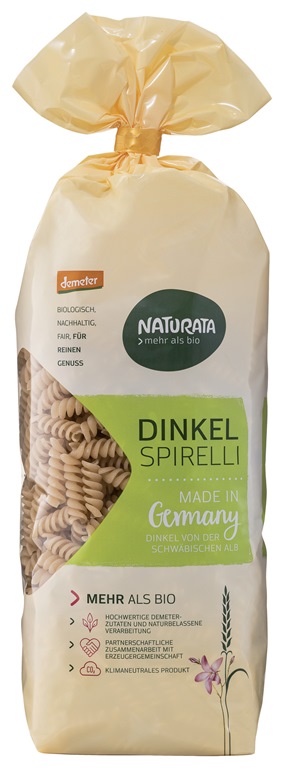 Naturata Dinkel Spirelli hell 500 g
