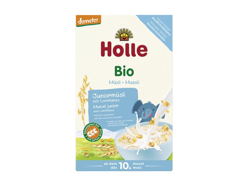 Holle Bio-Müsli Juniormüsli Mehrkorn mit Cornflakes 250g