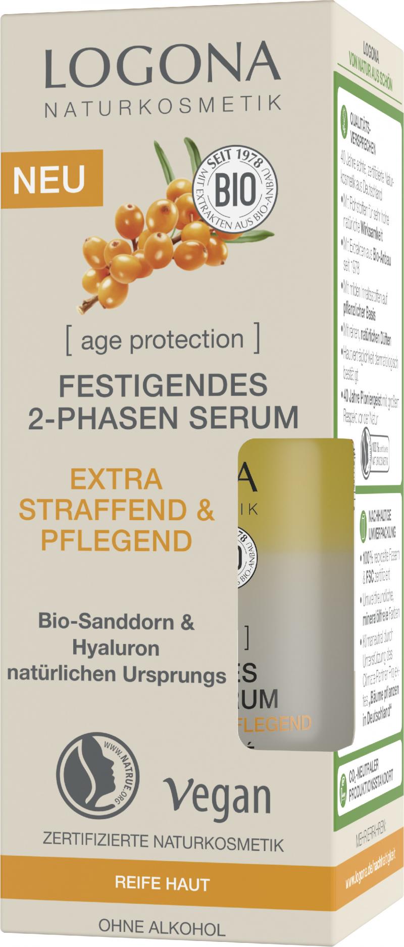 Logona Age Protection Festigendes 2-Phasen Serum 30ml