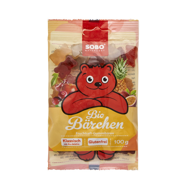 Sobo Bio-Bärchen mit Bio-Gelatine 100 g