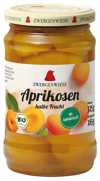Zwergenwiese Aprikosen halbe Frucht 325 g