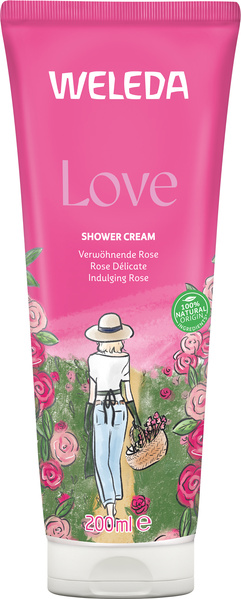 Weleda Love Shower Cream Rose 200 ml