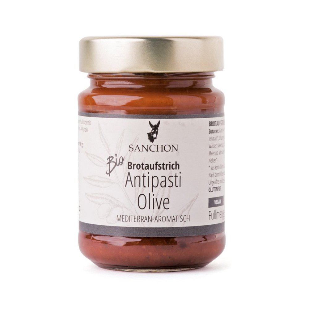Sanchon Brotaufstrich Antipasti Olive 190 g