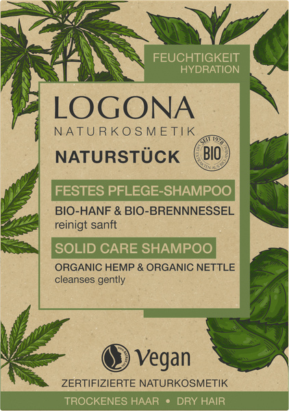 Logona Festes Shampoo Hanf & Brennessel 60 g