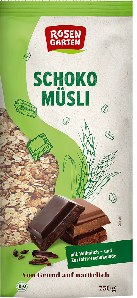 Rosengarten Schoko-Müsli 750 g