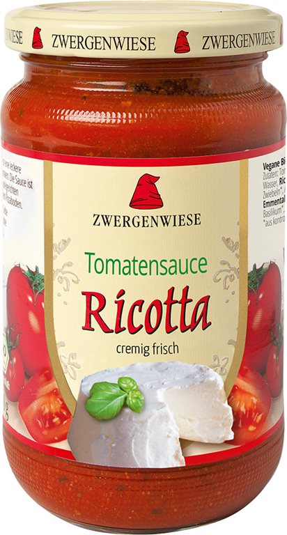 Zwergenwiese Tomatensauce Ricotta 340 ml