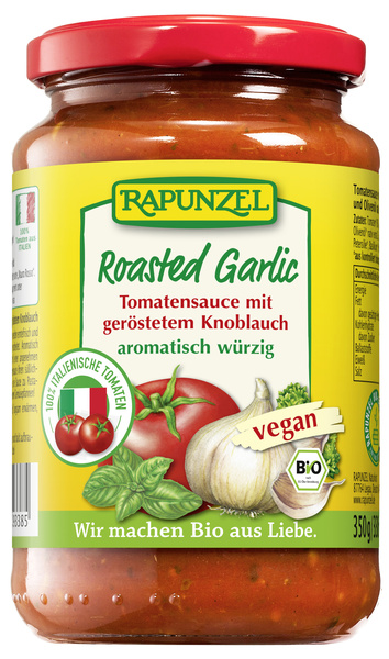 Rapunzel Tomatensauce Roasted Garlic 330 ml