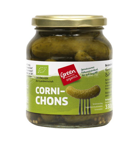 greenorganics Cornichons im Glas 330 g